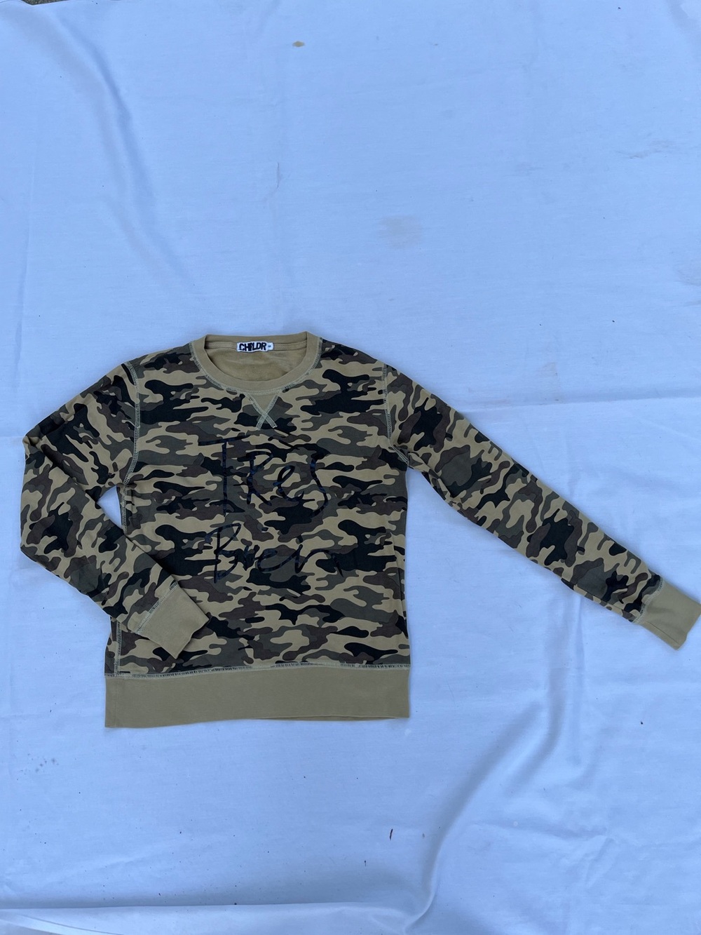 CHRLDR Camo Long Sleeves Sweatshirt Cotton